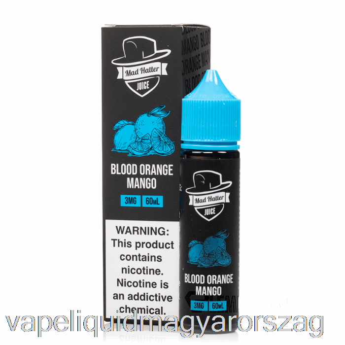 Vérnarancs Mangó - őrült Kalapos - 60ml 3mg Vape Folyadék